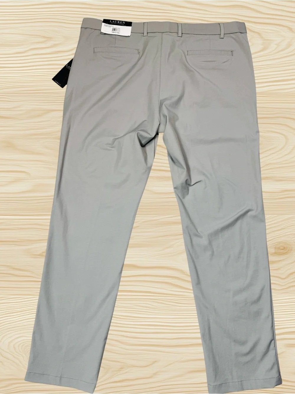 NWT New Ralph Lauren Norton Active Narraganse Heather Grey Pants Size 38 x 30